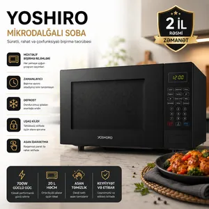 Mikrodalğalı soba Yoshiro TRNDR124125T 23 l 800 Vt
