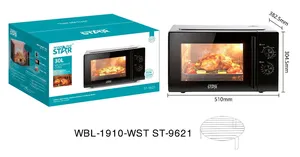 Mikrodalğalı soba Winning Star ST-9621, 30 L, 1520 Vt, Mikrodalğalar, Qara