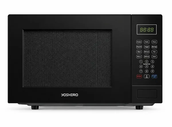 Mikrodalğalı soba Yoshiro 23 L, 800 Vt, Mikrodalğalar, Qara — mikrodalğalı sobalar