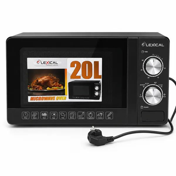 Mikrodalğalı soba Lexical 20 l 1150 W qara. — mikrodalğalı sobalar