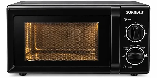 Mikrodalğalı soba Sonashi, 20 L, qara, 700 Vt — mikrodalğalı sobalar