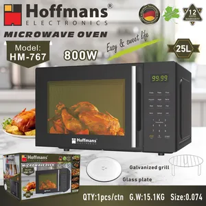 Mikrodalğalı soba Hoffmans 25 l 800 W qara
