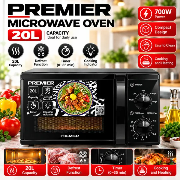 Mikrodalğalı soba Premier PRM-20MH7001-B — микроволновые печи