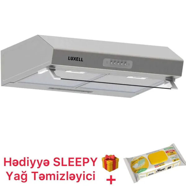 Aspirator Luxell BB-001748 + yağ təmizləyici salfetlər hədiyyə — вытяжки