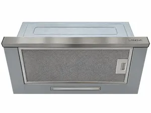Quraşdırılan aspirator Lanova 1320-1 XP60 inox 800 m³/saat düyməli gümüşü-metalik-boz