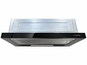 Quraşdırılan aspirator Lanova 1320-1 BG60 800 m³/saat düyməli qara