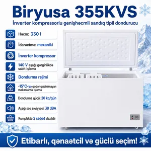 Dondurucu qutu Biryusa 355KVS, 330 l ağ