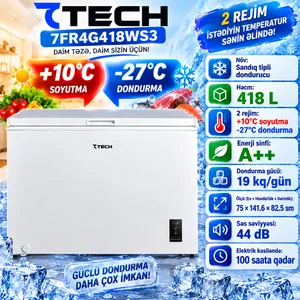 Dondurucu kamera 7Tech 7FR4G418WS3 INVERTER 418 l ağ