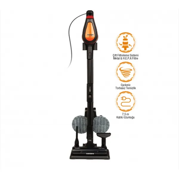 Vertikal tozsoran Fantom Pluto Plus P6100 Black — tozsoranlar