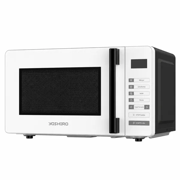 Mikrodalğalı soba Yoshiro 20 L, 700 Vt, Mikrodalğalar, Ağ — микроволновые печи