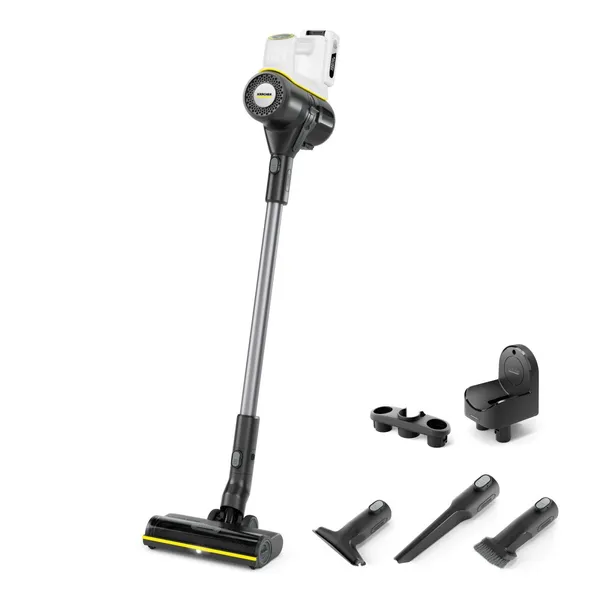Vertikal tozsoran Karcher VCS 5-28 Infinity Complete EU, Simsiz, Quru, Ağ,Qara, 800 ml — tozsoranlar