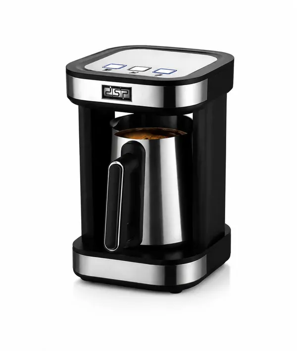 Qəhvəbişirən DSP KA3166, türk sayağı qəhvə, 400 Vt, 0.6 L, qara — qəhvə maşınları