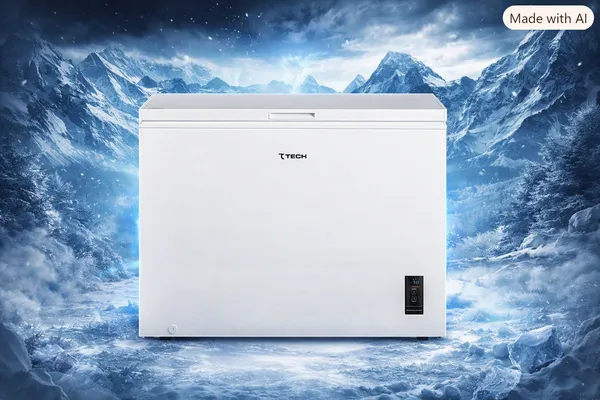 Dondurucu qutu 7Tech, De Frost, Ağ, 250 l — dondurucular