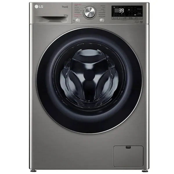 LG F2V7FR2P 9 kq yuma və 5 kq qurudma tutumu, AI DD™ texnologiyası, TurboWash™, Steam™, ThinQ™, sinif A enerjiyə qənaətcil, gümüşü rəng, ön yükləmə - LG F2V7FR2P — paltaryuyan maşınlar