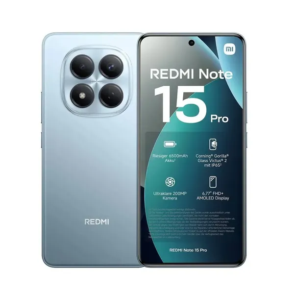 Xiaomi Redmi Note 15 Pro 12/512GB Blue — telefonlar