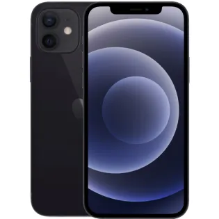 Apple iPhone 12 64 GB Black Smartfon — telefonlar