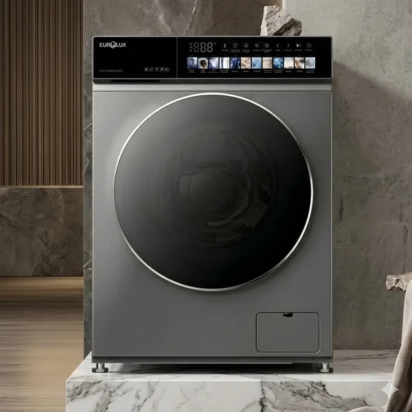 Eurolux EU-WM1274S-10BLDG7 10 kq BLDC 1200 dövr/dəq boz — стиральные машины