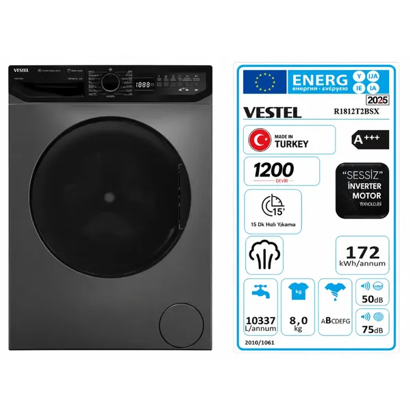 Vestel R1W812T2BSX . — стиральные машины