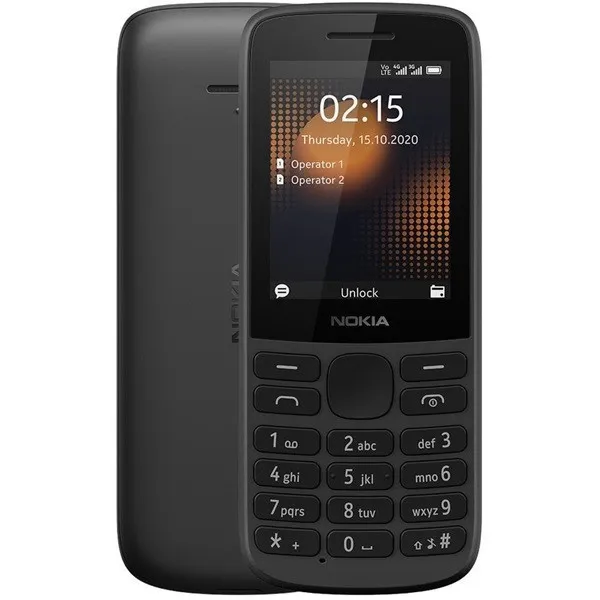 Nokia 215 DS AZGEUA BLACK — telefonlar