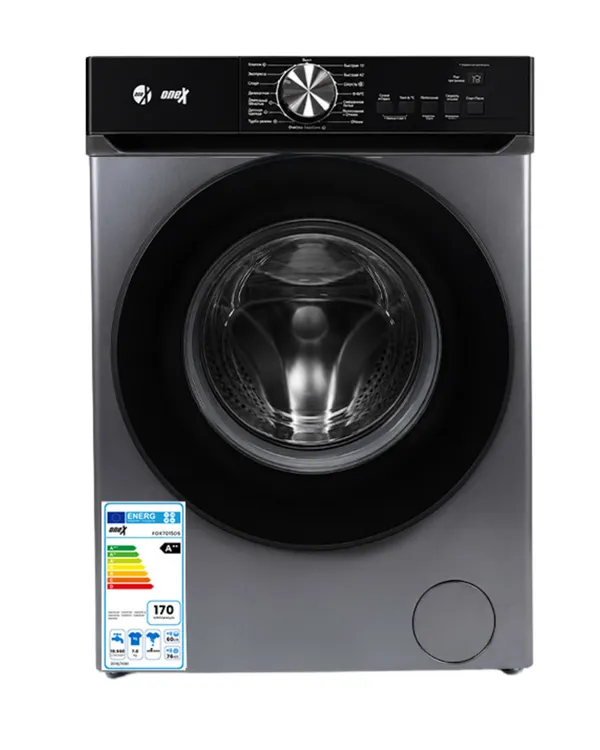 OneX FOX7015DS, tünd boz, 6 kq, 1200 dövr/dəq — paltaryuyan maşınlar