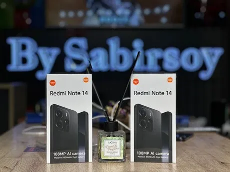 XIAOMI REDMI NOTE 14 8/256GB BLACK — telefonlar