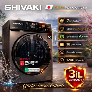 Shivaki WM1470S 7 kq 1200 dövr/dəq boz