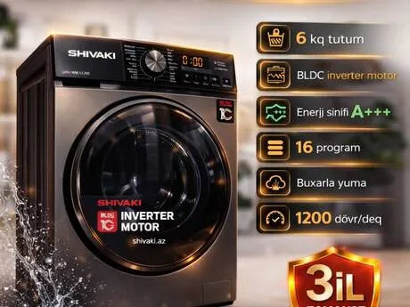 Shivaki 1460S 6 kq — стиральные машины