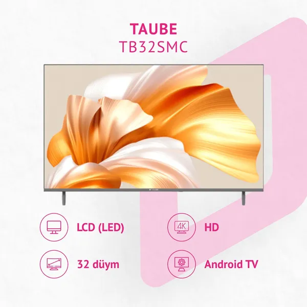 Taube TB32SMC 32" Black — televizorlar