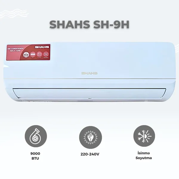 Shahs SH-9H White — kondisionerlər