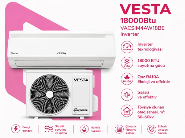 Vesta VACSIM4AW18BE 18000 BTU — кондиционеры