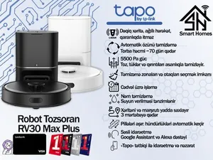 Tapo ağıllı robot tozsoran RV30 Max Plus