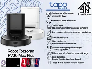 Tapo ağıllı robot tozsoran RV20 Max Plus