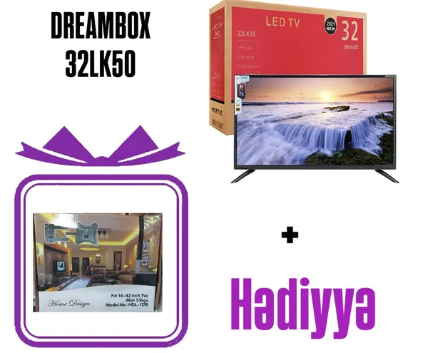 Dreambox 32LK50RAX012 + Tv Asılqan Hədiyyə — телевизоры