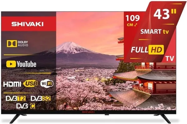 Shivaki 43NFCH001 43 LCD LED, Full HD — телевизоры
