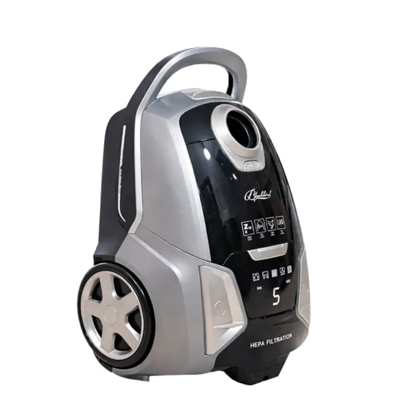 Blackbird 3375 5000 W 7 başlıqlı HEPA filtrli gümüşü — пылесосы