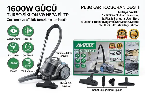 Avinas 1600W — tozsoranlar