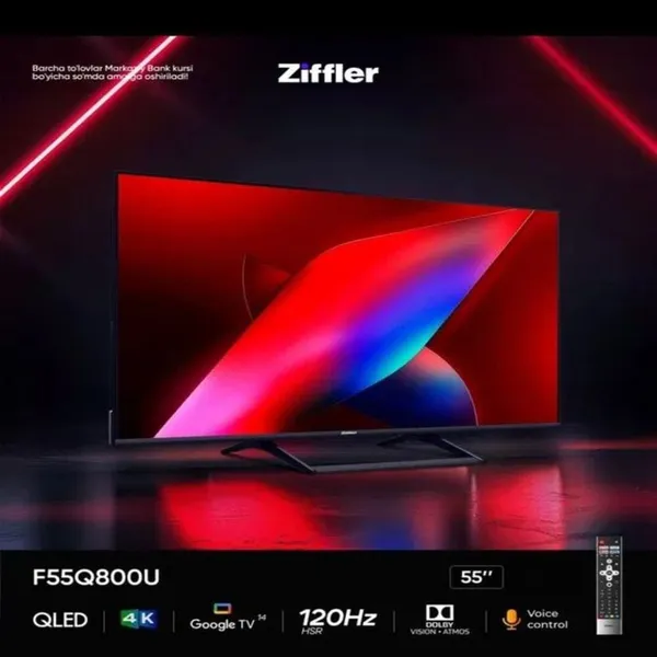 Ziffler F55Q800U — televizorlar