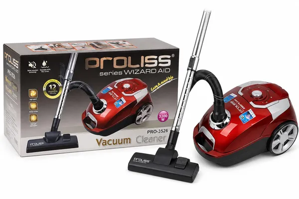 Proliss PRO-3526 3200 W quru torbalı 5 l — tozsoranlar