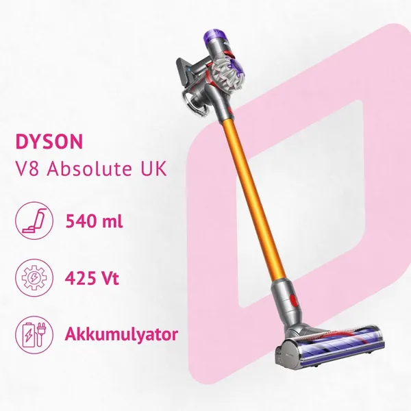 Vertikal tozsoran Dyson V8 Absolute UK — пылесосы