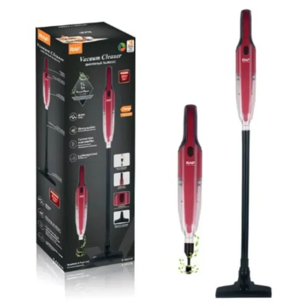 Simsiz vertikal tozsoran RAF 800 Vt, qırmızı - AA-770819 — tozsoranlar