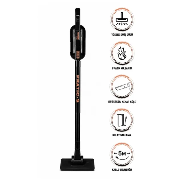 Vertikal tozsoran Fantom Pratik EH.121000 500W Black — пылесосы