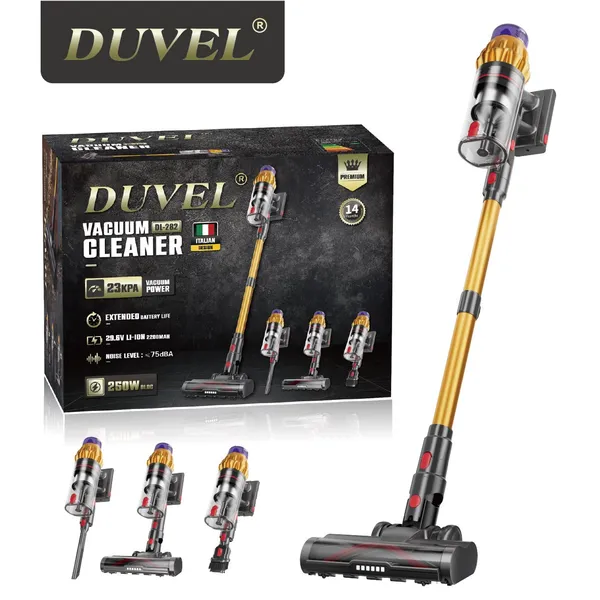 Vertikal tozsoran Duvel DL-282 HLY Simsiz Quru 250 Vt Şəbəkə 220V — пылесосы