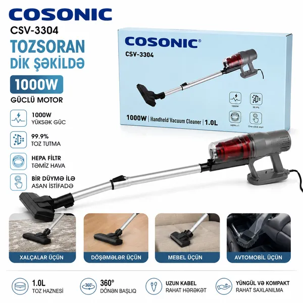 Vertikal tozsoran Cosonic CSV-3304 — tozsoranlar