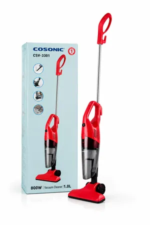 Vertikal tozsoran Cosonic CSV-3301, simsiz, quru, 800 Vt, qırmızı/qara