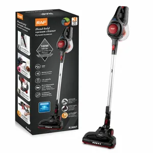 Vertikal tozsoran RAF 8667 simsiz 100 W quru qara-qırmızı