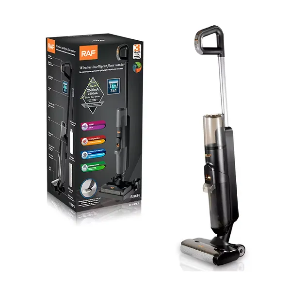 Vertikal tozsoran RAF 8676 simsiz 150 W quru/nəm boz-qara — tozsoranlar
