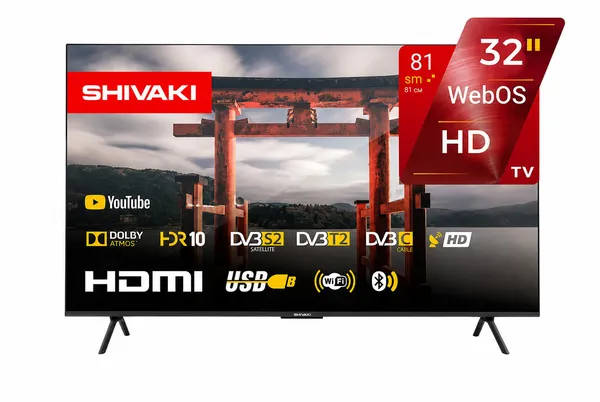 Shivaki S32PHCH800 32 düym HD+HDR Smart TV LCD (LED) — televizorlar