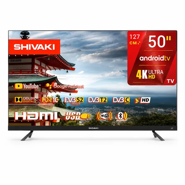 Shivaki 50 düym 4K+HDR Smart TV LCD (LED) — телевизоры