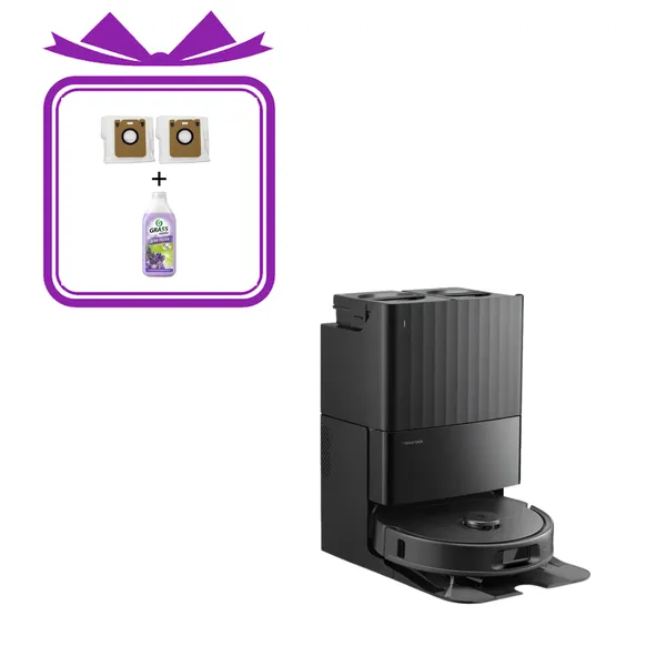 Roborock Qrevo L Black + 2 əd zibil torbası və təmizlətici vasitə Grass Arena Hədiyyə — tozsoranlar