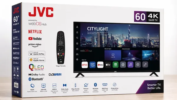 JVC 60NQ7165 QLED, 4K+HDR — televizorlar
